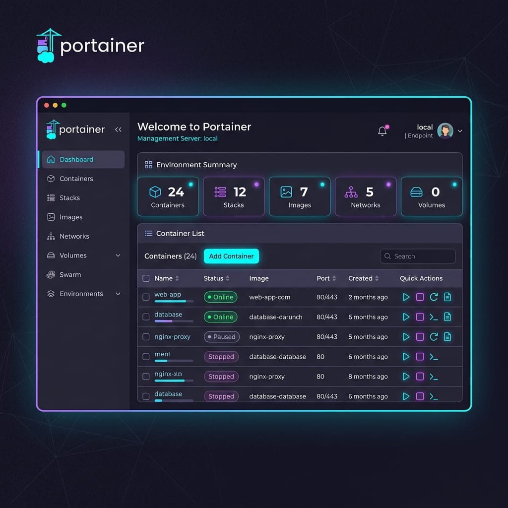 Portainer Docker Deployment: Web GUI for Easy Container Management